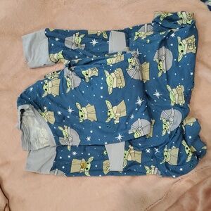 Little Sleepies Star Wars Kids Pajama Set - Blue and Gray